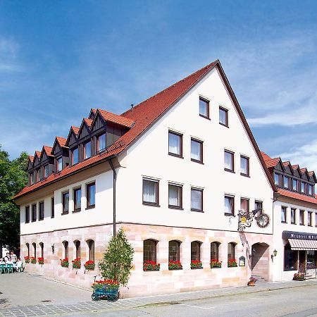 Bloedel Gasthof Gruener Baum Norimberk Exteriér fotografie